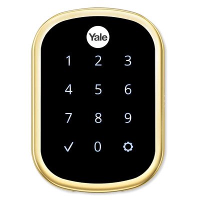 Yale Assure Lock SL Key-Free Deadbolt, Standalone (No Smart Module), Lifetime Brass